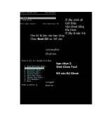 Giáo an Bài giảng: Công nghệ thông tin về cách ghost bằng đỉa Hiren