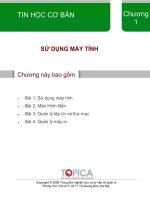 TIN HỌC CƠ BẢN: Chương ` pdf