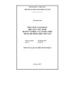 Phân tích và đánh giá hiệu quả công nghệ truyền tải điện cao áp một chiều trong hệ thống điện Việt Nam
