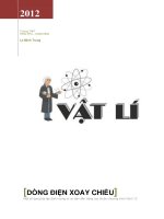 Điện xoay chiều vật lý tốt nghiệp PTTH