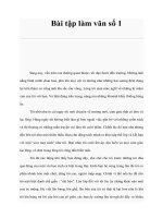 Bài tập làm văn số 1 pptx