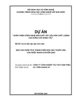 hoàn thiện công nghệ sản xuất vật liệu hàn chất lượng cao dùng cho đóng tàu  phân tích thành phần hoá học thuốc hàn của nước ngoài chuyển giao