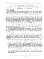 Hướng dẫn học sinh cảm thụ cái hay, cái đẹp của nghệ thuật “ thơ mới”qua bài “ quê hương” của tế hanh