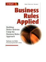 Business rules applied (2002)