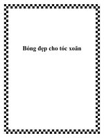 Bóng đẹp cho tóc xoăn pot