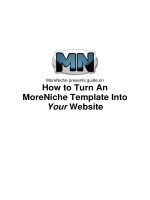 working with templates and nvu