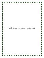 Thiết kế kiến trúc biệt thự trên đất 146m2 docx