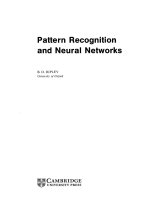 pattern recognition and neural networks (b.d.ripley)