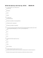ĐỀ THI THỬ MÔN HÓA 2013 LẦN 55