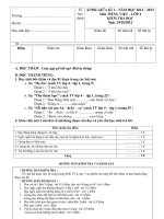 Đề thi cuối kỳ I môn Tiếng Việt lớp 4 năm 2012-2013 potx