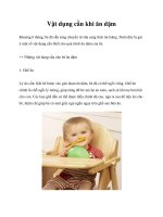 Vật dụng cần khi ăn dặm pptx