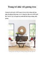 Trang trí nhà với gương treo pptx