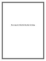 Keo ong trị viêm loét dạ dày tá tràng pdf