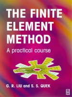 the finite element method a practical course