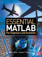 matlab books - essentials for engineers & scientists - brian d. hahn & daniel t. valentine