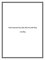 Chữa tăng huyết áp, nhức đầu, hoa mắt bằng câu đằng doc