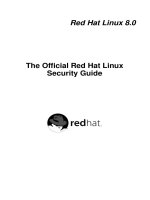 redhat linux 8 - the official red hat linux security guide