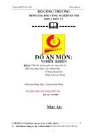 thiết kế bộ hẹn giờ cho một thiết bị hiện thị trên 8 led 7 đoạn