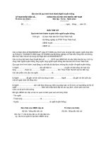 MẪU BẢN TÓM TẮT Quá trình hình thành và phát triển nghề truyền thống docx