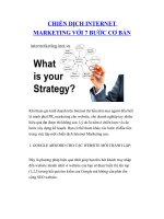 CHIẾN DỊCH INTERNET MARKETING VỚI 7 BƯỚC CƠ BẢN pot