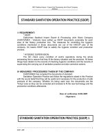 SSOP CADOVIMEX (ENGLISH VERSION)Tài liệu chuẩn 