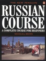 the new penguin russian course a complete course for beginners