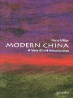modern china a very short introduction