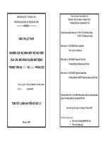 Nghiên cứu sự sinh một số hạt mới của các mô hình chuẩn mở rộng trong tán xạ e+ e- và M+ M- phân cực