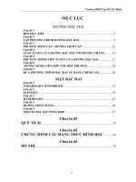 Bài tập hình học giải tích