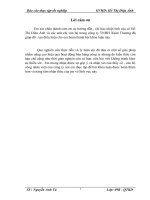 Nâng cao hiệu quả hoạt động bán hàng tại công ty TNHH xuân thương