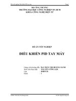 LUẬN VĂN CÔNG NGHỆ ĐIỆN TỬ ĐIỀU KHIỂN PID TAY MÁY