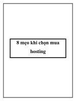 8 mẹo khi chọn mua hosting pdf