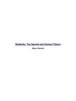 the special and general theory