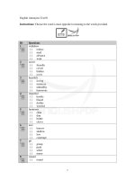 English antonyms test 01