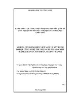 Nghiên cứu rong biển việt nam và xây dựng tổ hợp công nghệ thu nhận các polysacarit (carrageenan fucoidan, alginat canxi)