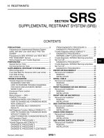 SRS hệ THỐNG túi KHÍ TRÊN INFINITI FX35, FX45 2003