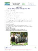 CÔNG TY MÔI TRƯỜNG TẦM NHÌN XANH CHƯƠNG 7 KỸ THUẬT XỬ LÝ CHẤT THẢI RẮN SINH HOẠT