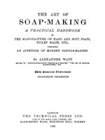the art of soap-making - a practical handbook