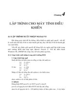 lập trình cho máy tính điều khiển