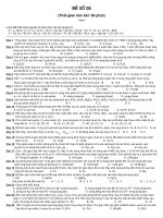 Đề thi thử hóa đề 5 pptx