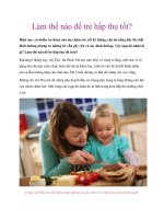 Làm thế nào để trẻ hấp thu tốt? pdf