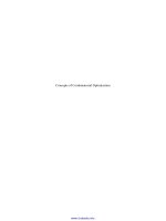 concepts of combinatorial optimization, volume 1