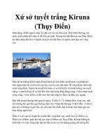 Xứ sở tuyết trắng Kiruna (Thụy Điển) pot