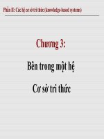 Chương 3 Bên trong một hệ  Cơ sở tri thức