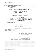 đồ án : ĐỒNG BỘ TRONG CHUYỂN MẠCH  GÓI QUANG