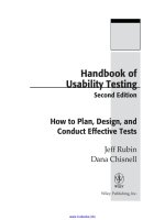 handbook of usability testing 2nd edition