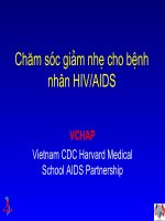 Chăm sóc giảm nhẹ cho bệnh nhân HIV/AIDS pot