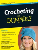 crocheting for dummies (isbn - 0470536454)