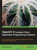 opencv 2 computer vision application programming cookbook