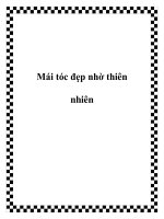 Mái tóc đẹp nhờ thiên nhiên pot